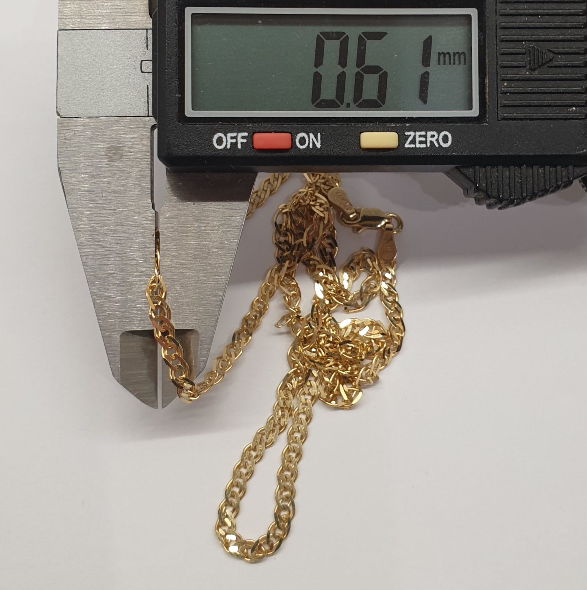 Złoty Damski Łańcuszek Próba 585 14k NOWY Idealny Na Prezent 50cm