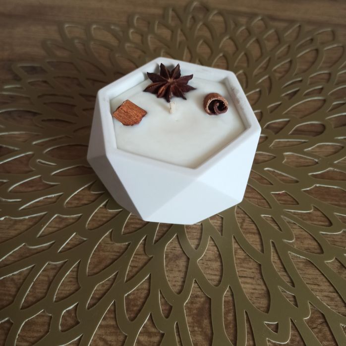 Аромасвічка ручної роботи 100 % соєвий віск