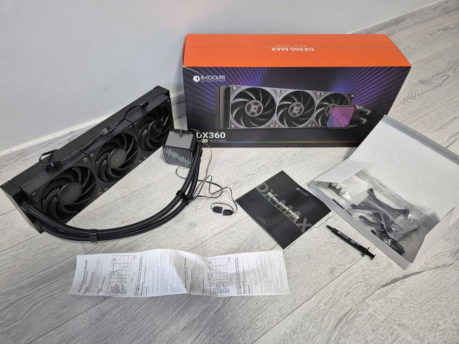 свіже на гарантії 350W Водяне охолодження 360mm ID-Cooling DX360 MAX