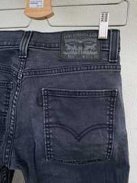 Spodnie jeansy czarne prosta nogawka Levi’s 511