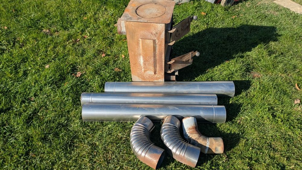 Piec na budowe, koza, szamot