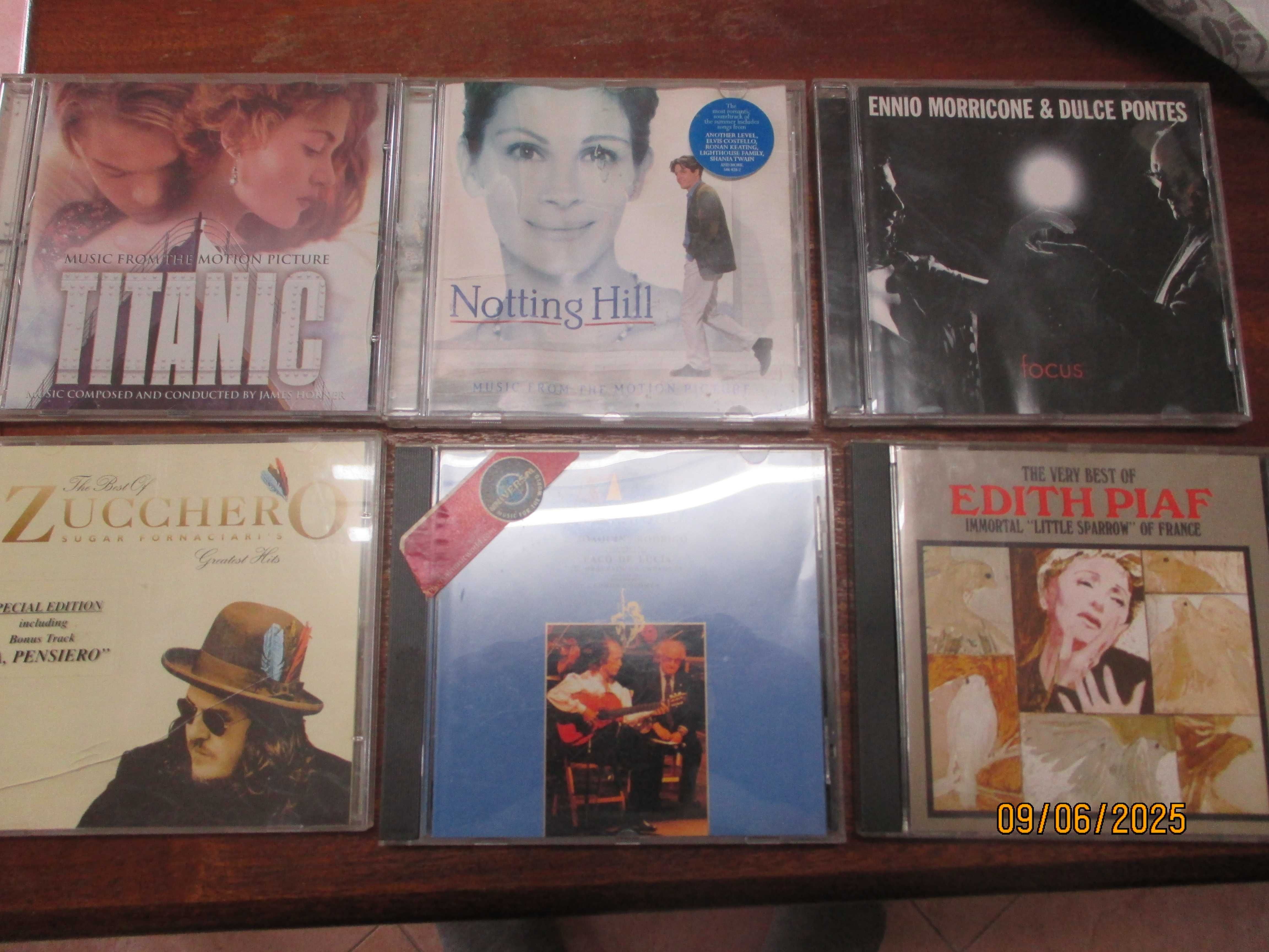 6 cd's - Música diversa