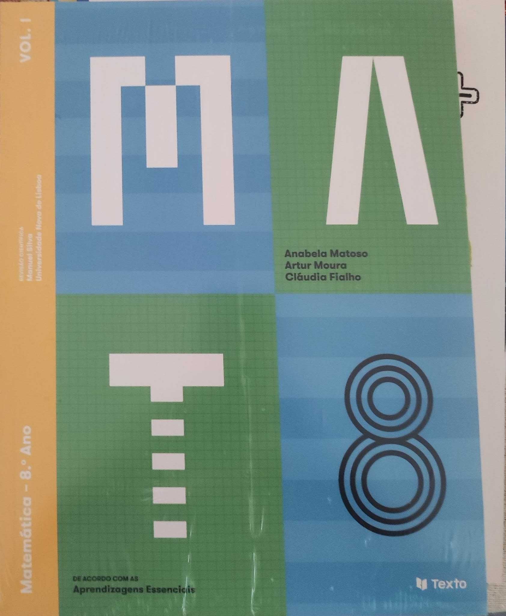 Manuais escolares e livros de actividades do 8º ano