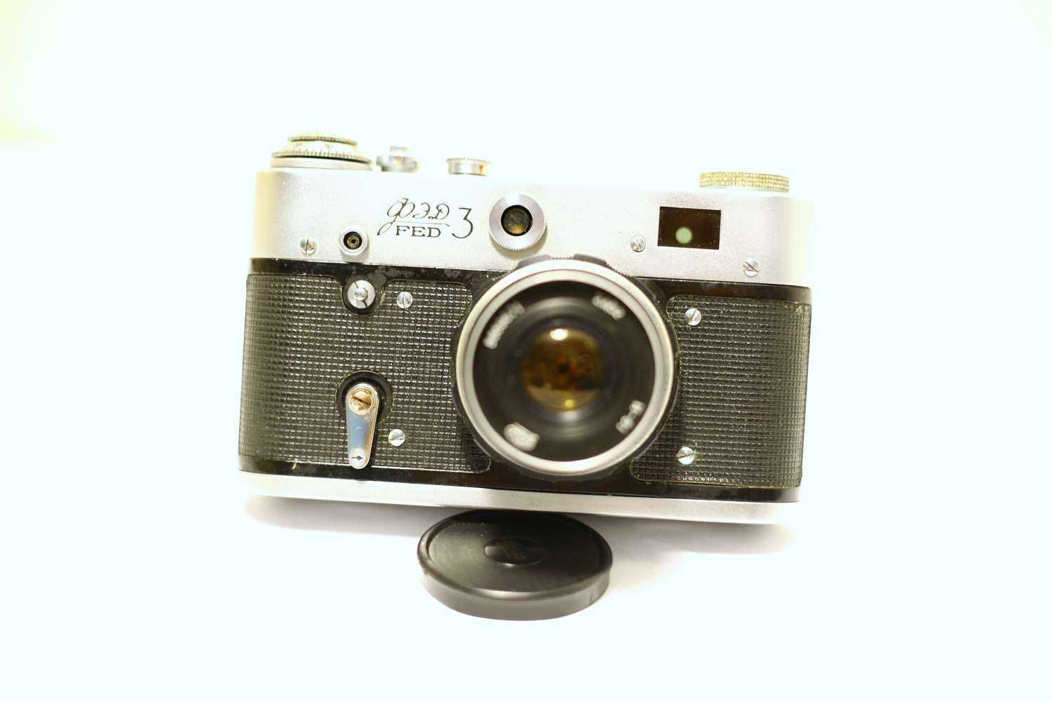 Aparat fotograficzny FED 3 analogowy + obiektyw Industar I-61 2,8/52