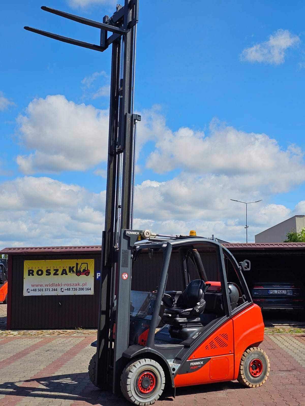 Wózek widłowy Linde H20T-02/600 Triplex LPG 2014r.