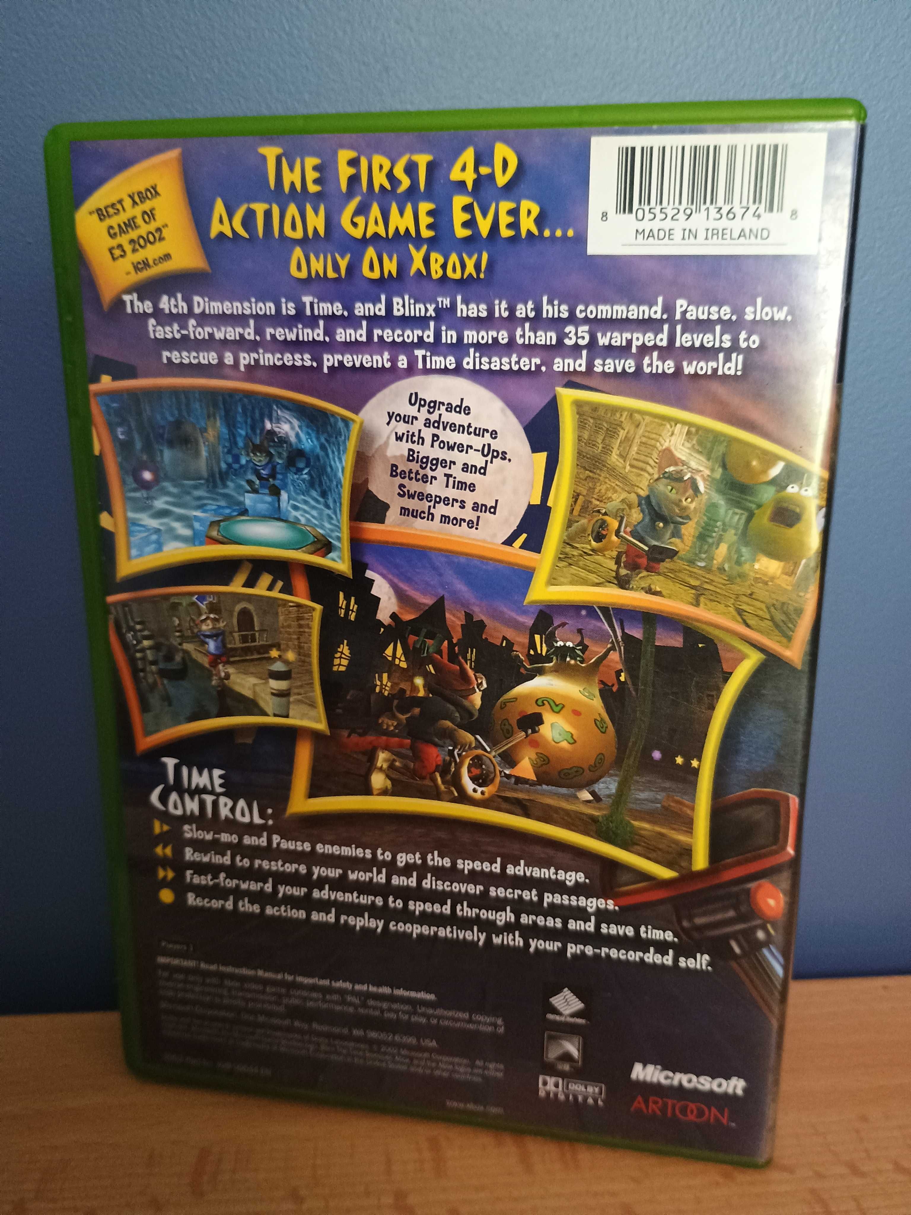 Blinx: The Time Sweeper Microsoft XBOX angielska komplet