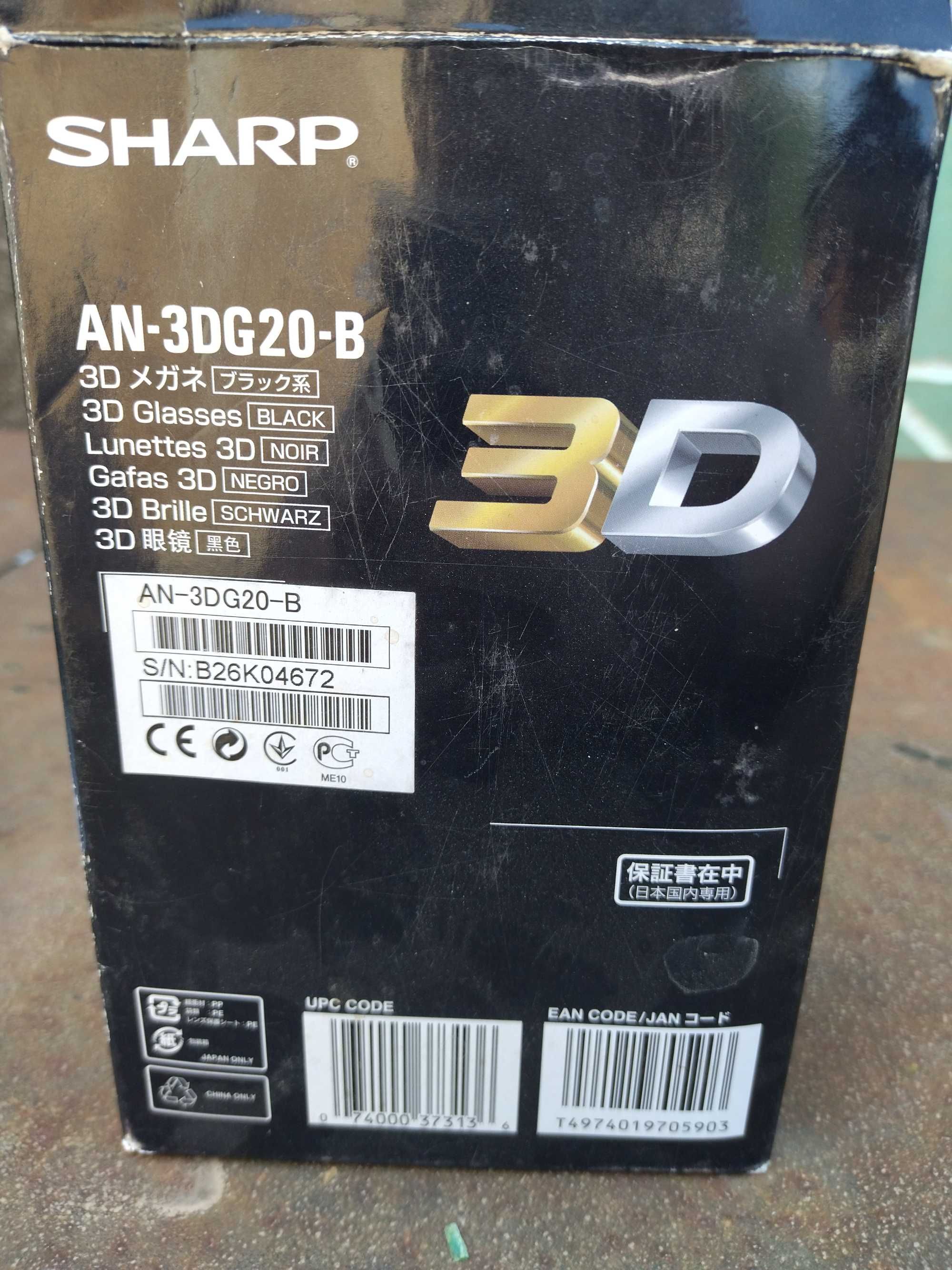 Очки 3D SHARP AN-3DG20-B