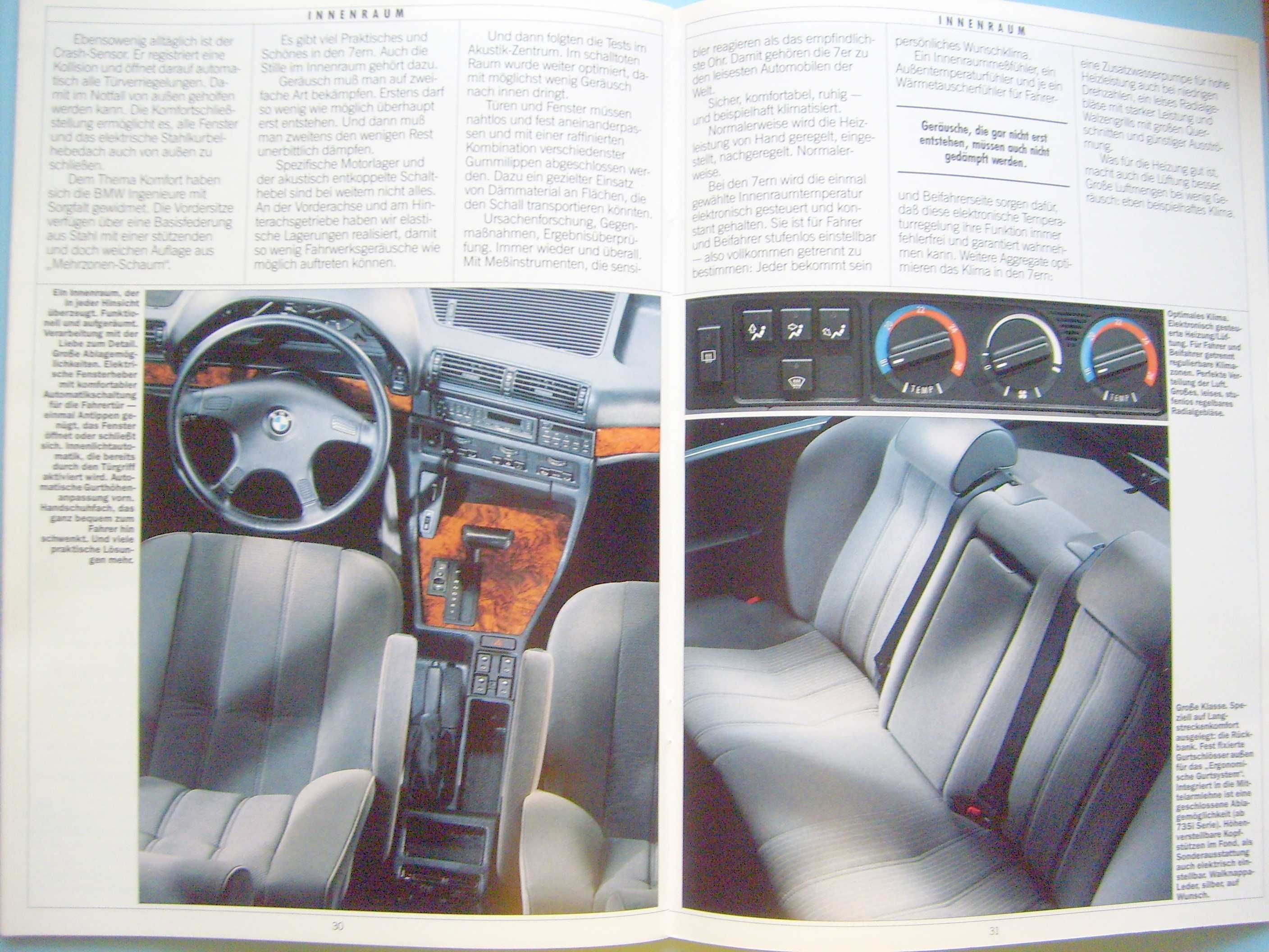 BMW 7 E32 730i 735i 735iL (LANG) - 4 sztuki 1986 + 1987 + 1989 + 1991