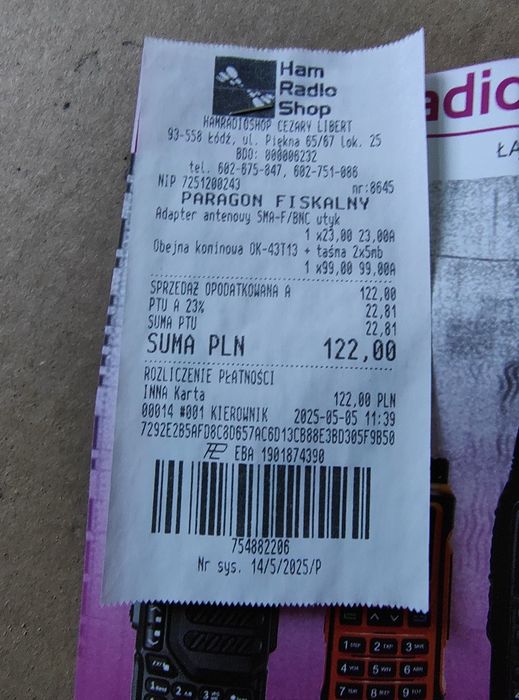 Obejma kominowa do masztu