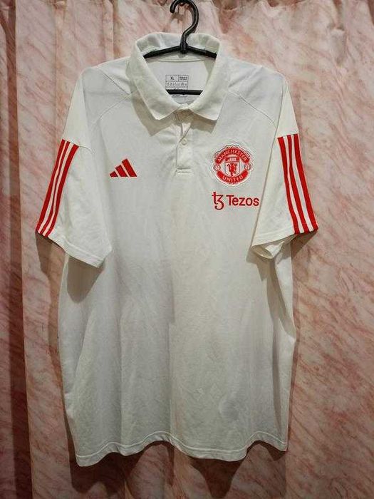 Adidas чоловіча футболка-поло tiro 23 "Mанчестер Юнайтед" розміром XL