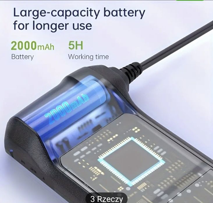 Kamera inspekcyjna endoskop Inskam 2x FullHD Z EKRANEM 4.3" LCD,