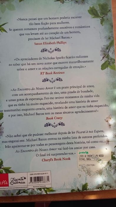 Livro de Michael Baron, Titulo: Ao Encontro do Nosso Amor.