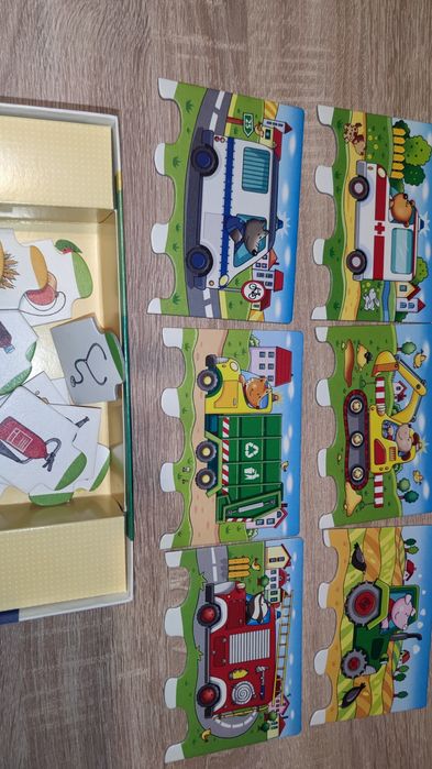 Лото пазл службові машини Granna, твердий картон