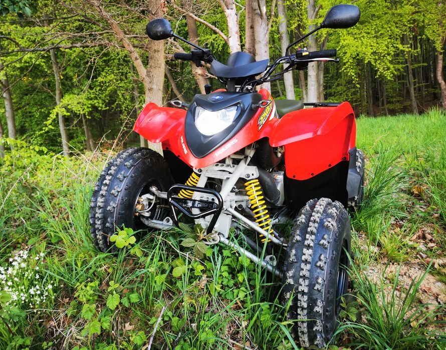 wyjątkowy egzemplarz Polaris phoenix 200 quad AUTOMAT cf moto can-am