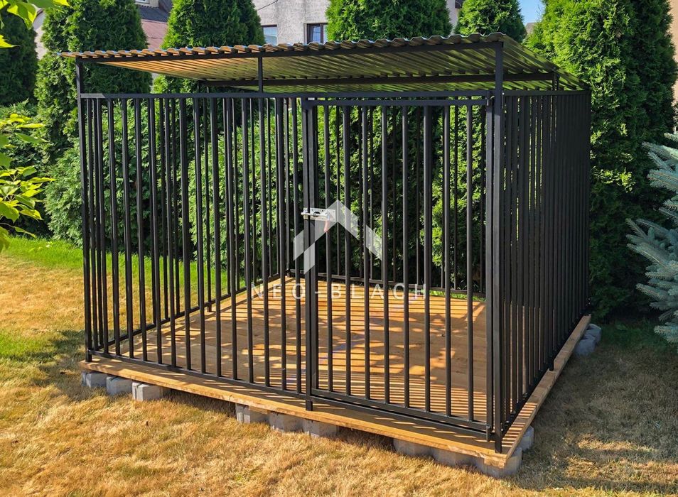 Kojec dla psów 2x2m - Drewniana podłoga NB172 OLX