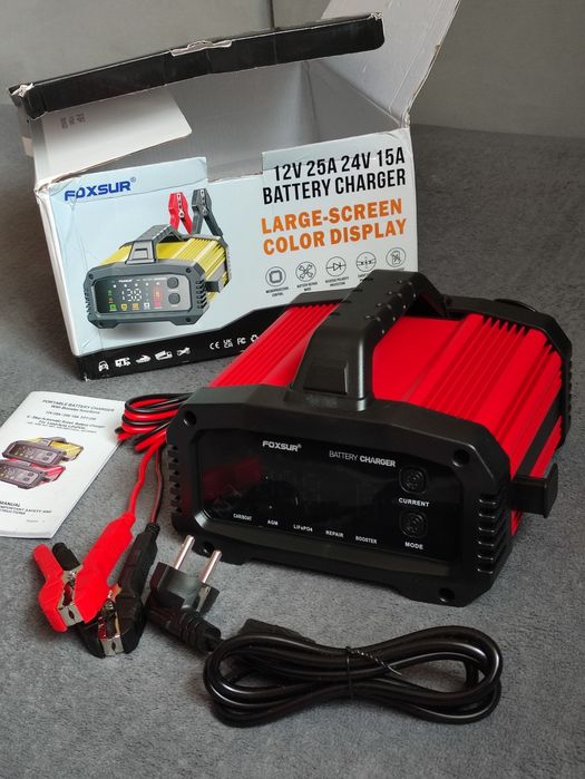 Імпульсний автоматичний пускозарядний пристрій Foxsur 2А-25А