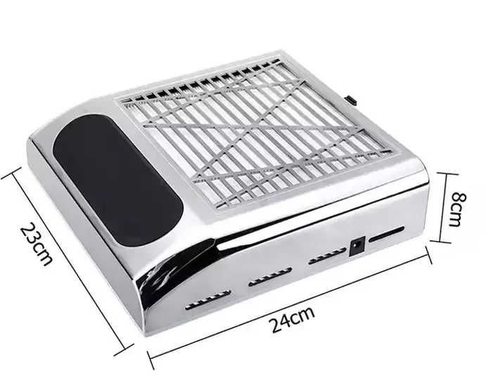 Витяжка для манікюру BQ-858-8 з НЕРА фільтром, 80 W