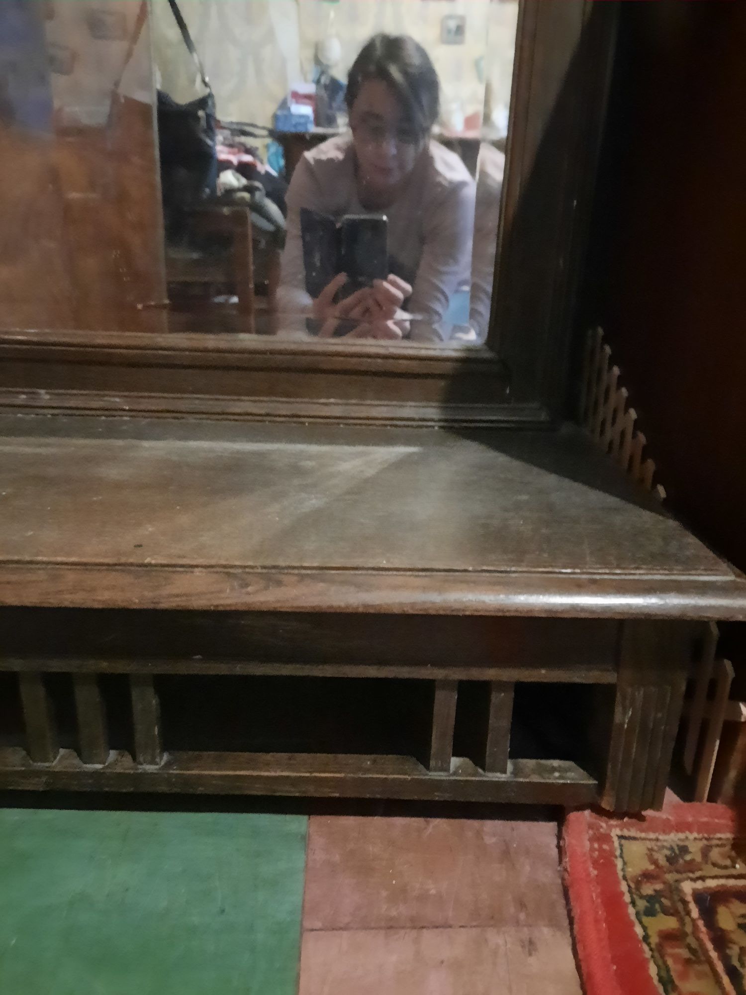Старинное зеркало -трюмо.Антиквариат