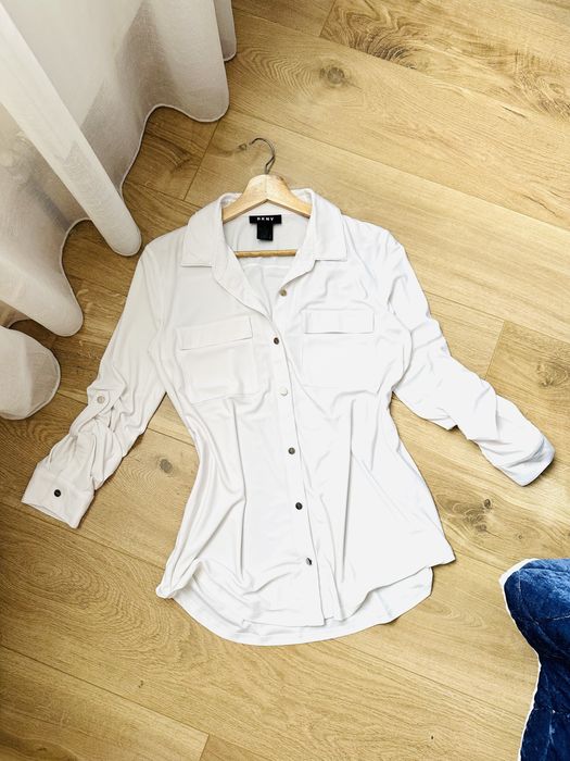 Біла блуза сорочка dkny м 38 розміру