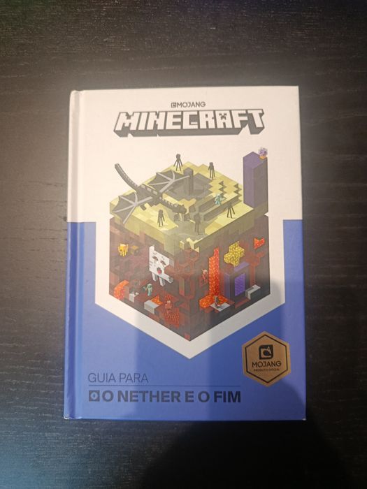 Livro ( manual minecraft ) guia para o Nether e o fim