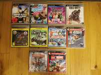 Zestaw Gier na PS3: 10 szt Sniper Shift Monopoly Lego Marvel Star Wars