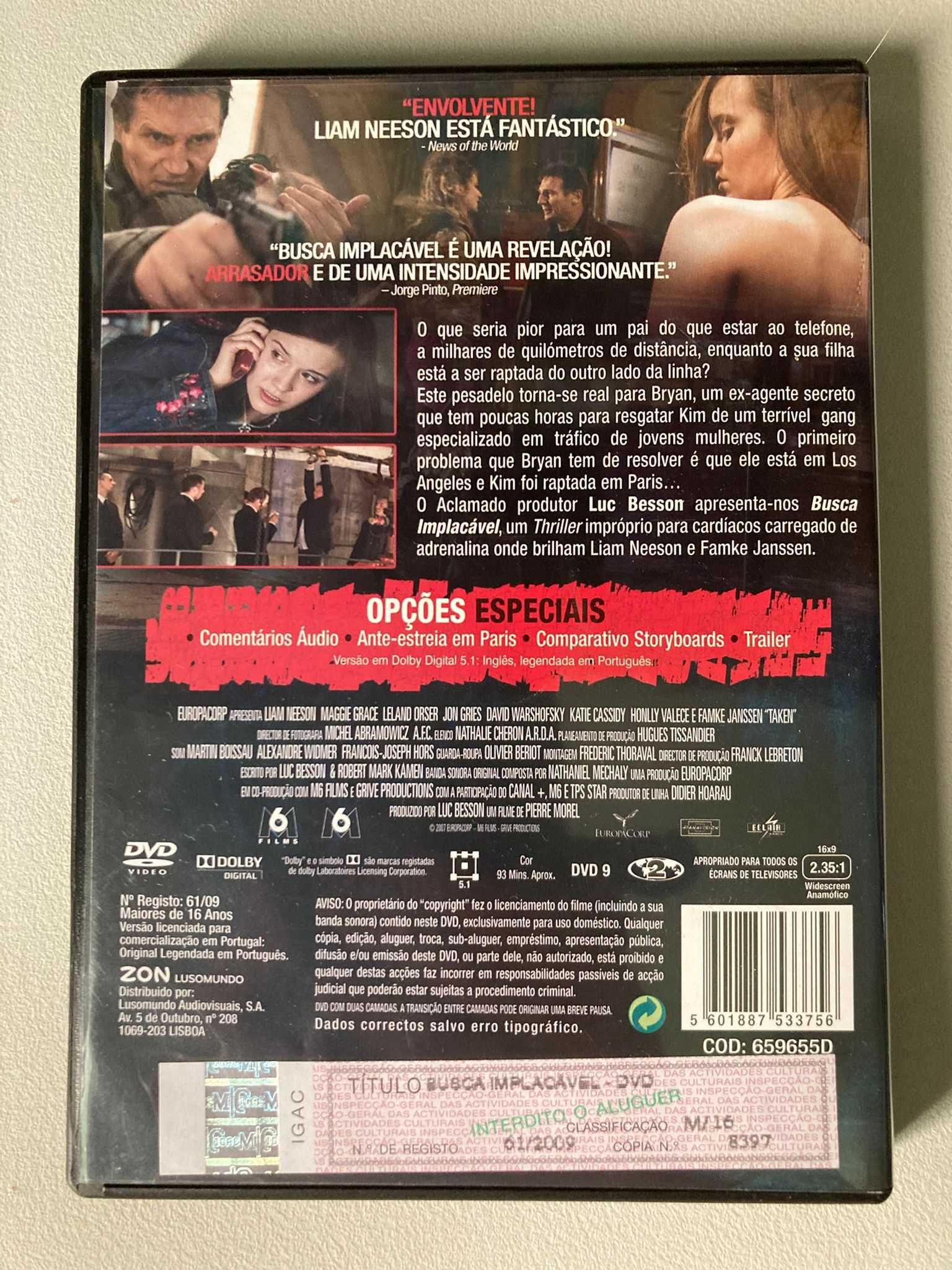 [DVD] Busca Implacável (Taken)