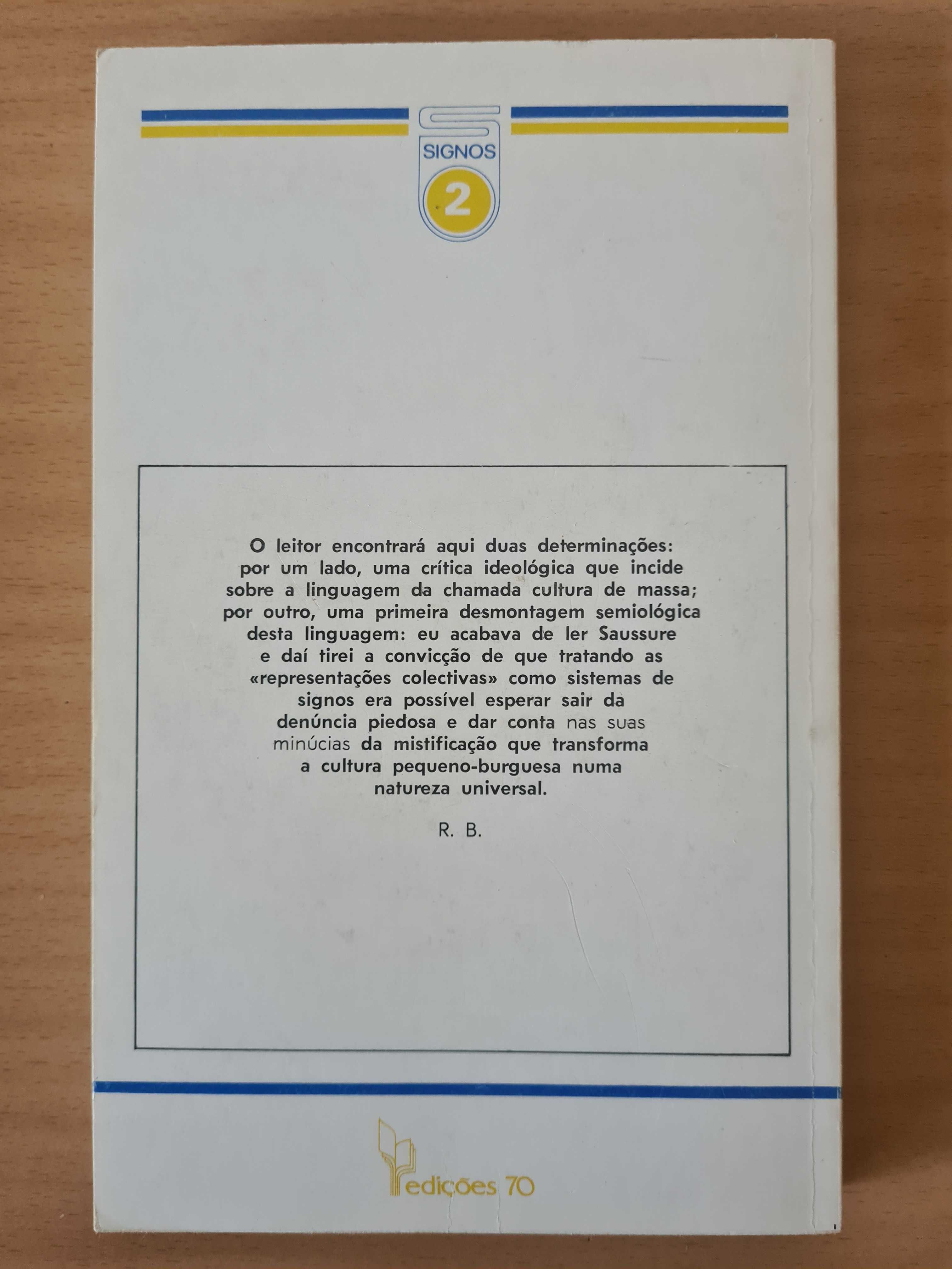 Livro "Mitologias" de Roland Barthes