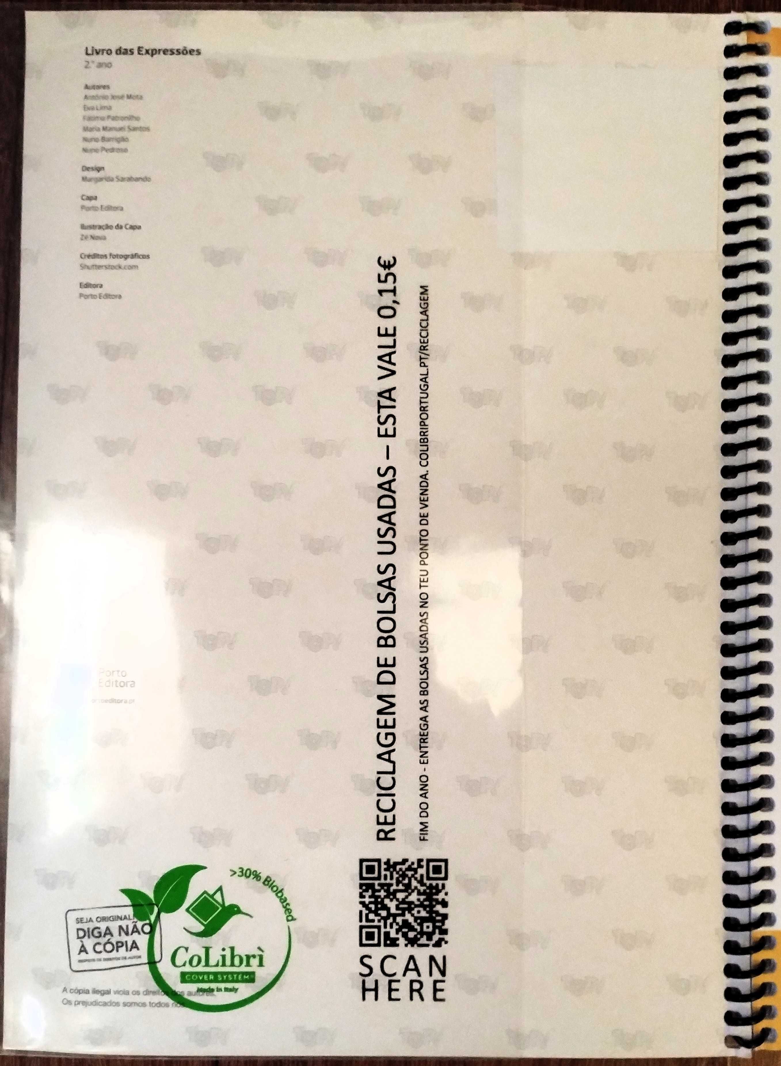 Livro Escolar 1º Ciclo 2º Ano Livro das Expressões Novo
