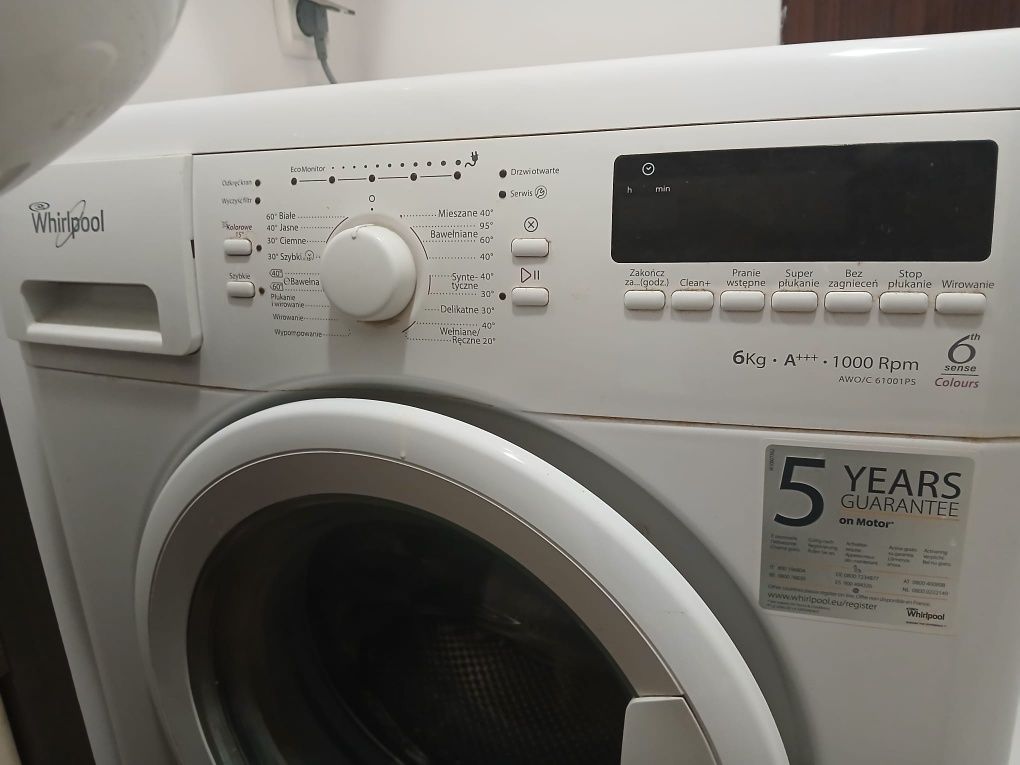 Sprzedam pralkę Whirpool