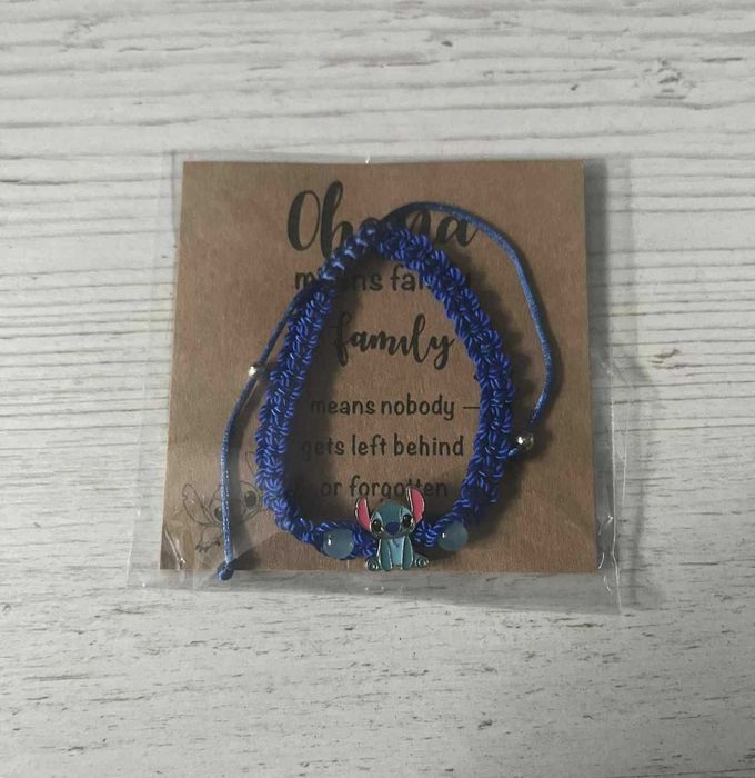 Nowa Bransoletka Sticha damska niebieska (uniwersalna) Disney