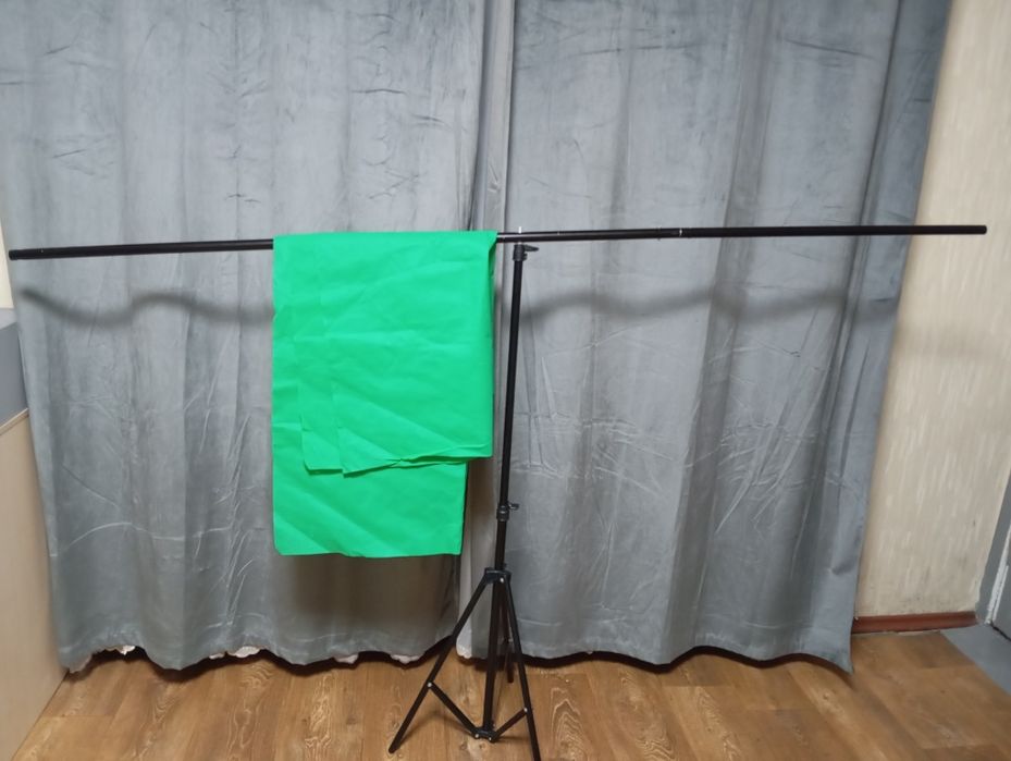 Штатив+зелёный хромакей +чехол!