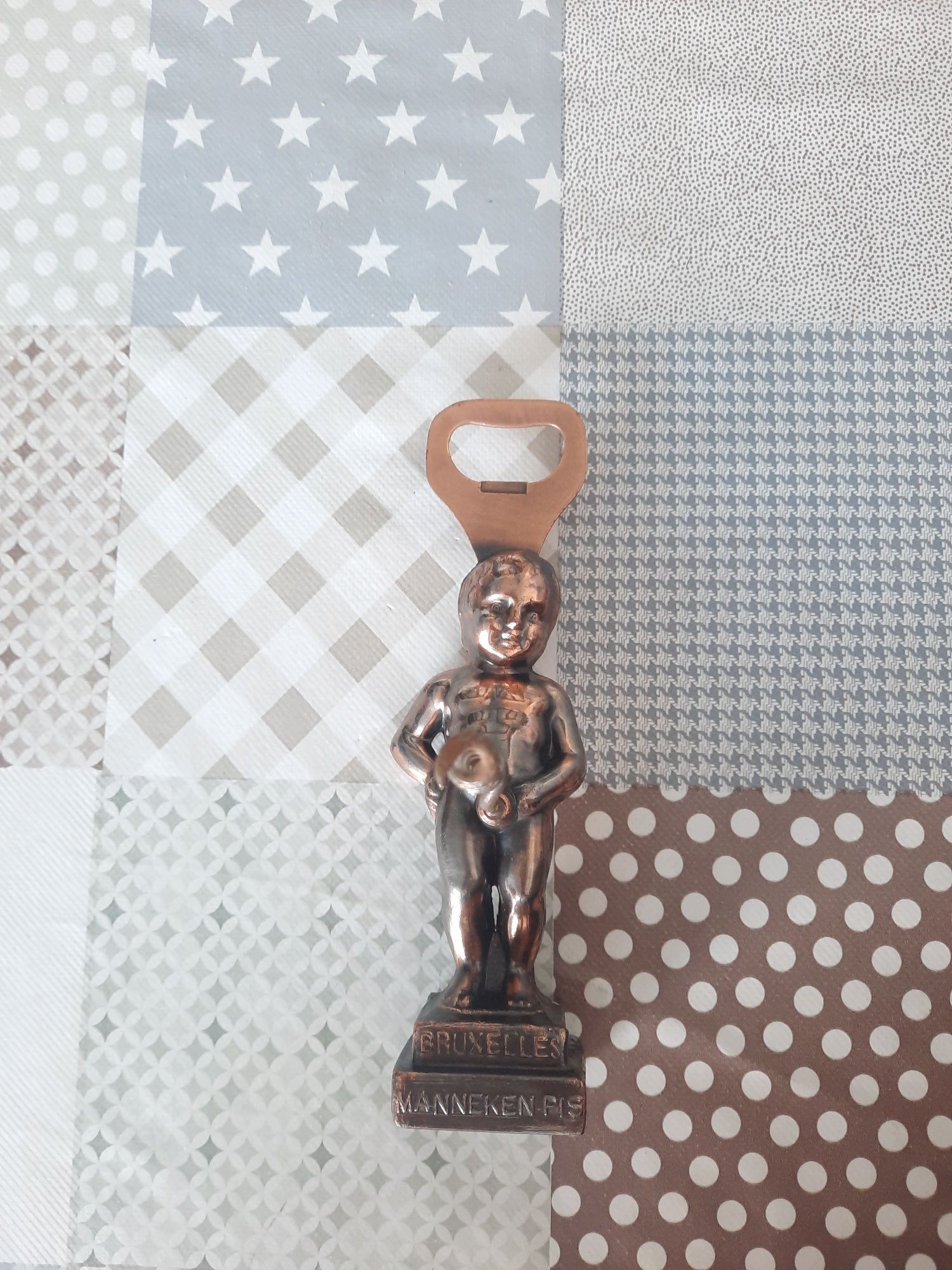 Saca-rolhas / Abre cápsulas Manneken Pis Vintage