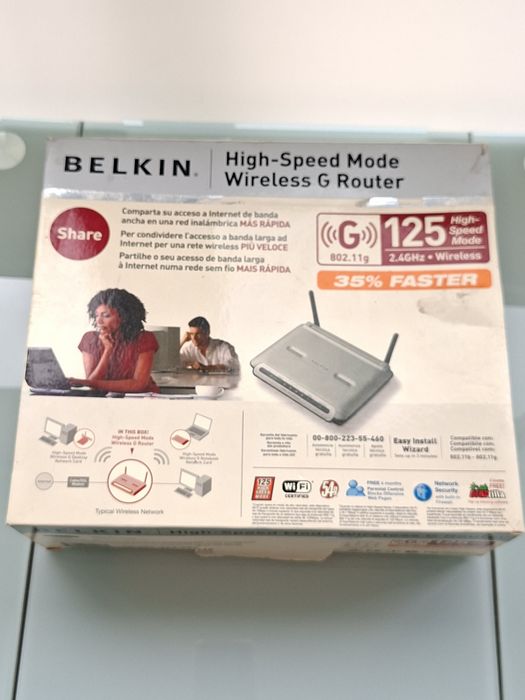 Router Wi-Fi Belkin Novo velocidade 125HSM