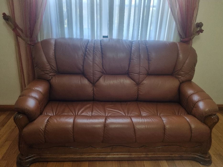 Sofás vintage em pele