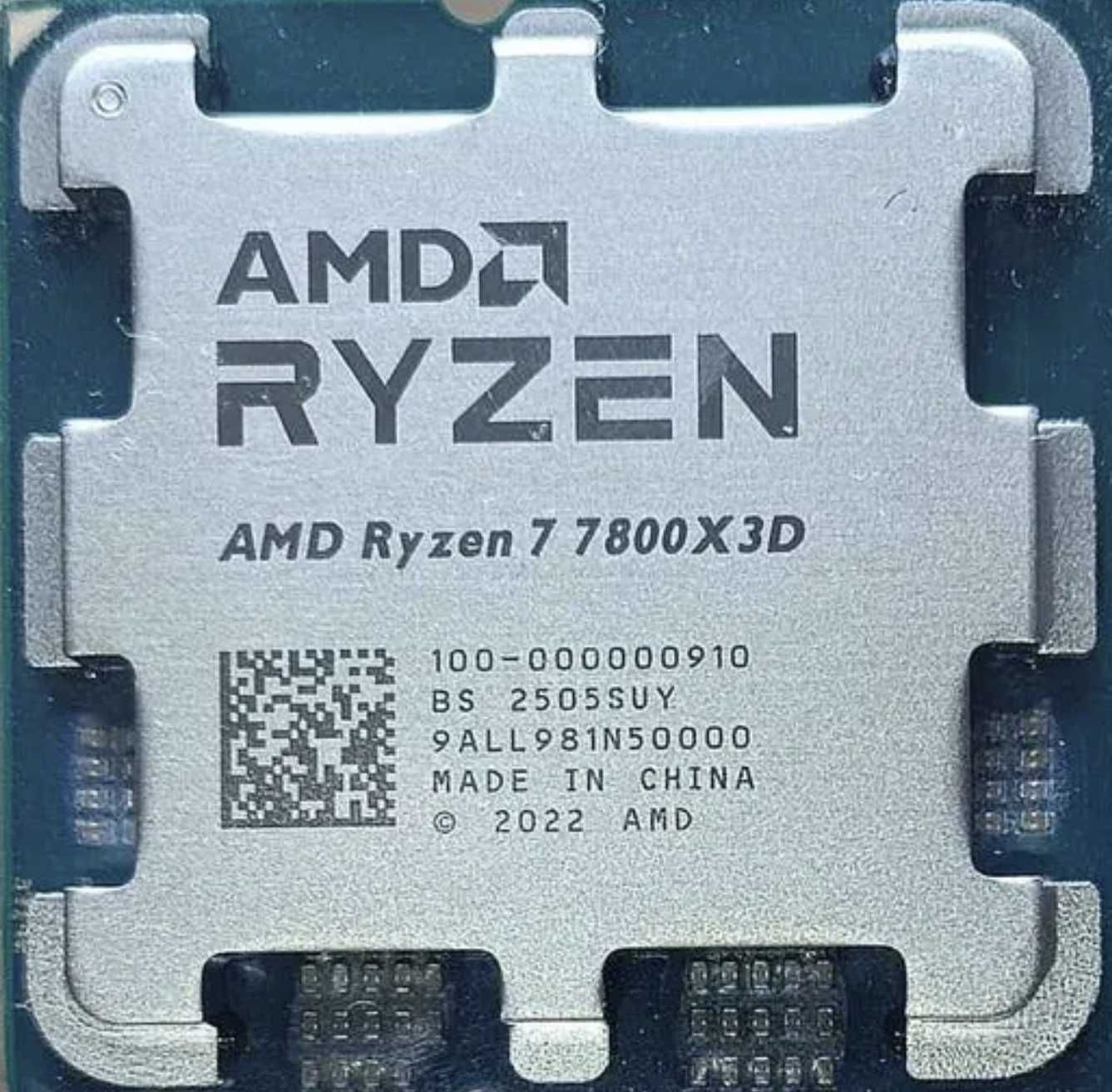 AMD ryzen 7800X3D До 5Ггц з 3D кешем! 8 Ядер,16 Потоків. ІГРОВИЙ ТОП