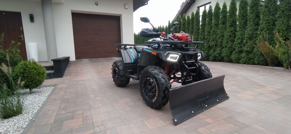 Quad Fourcraft 250 wyciągarka pług przyczepa