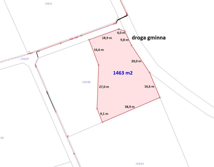 Działka budowlana WZ dom rekreacyjny całoroczny - koło lasu i jeziora
