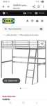 Antresola ikea, SVARTA 200x97