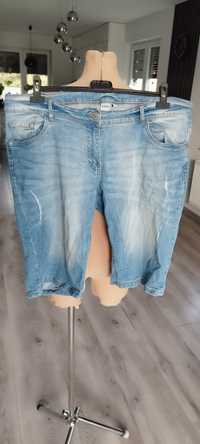 R.50 spodenki jeansowe damskie plus size