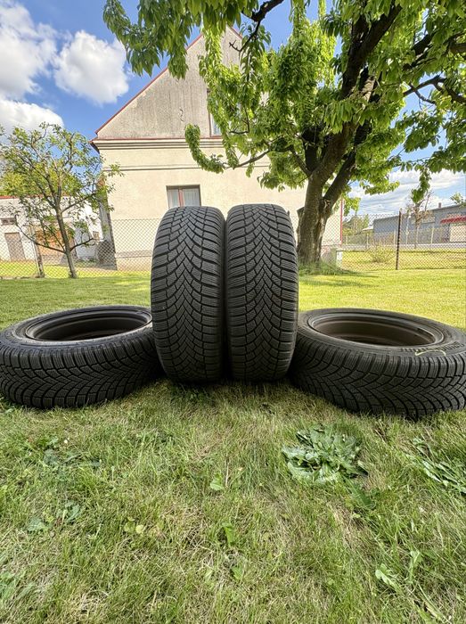 Opony zimowe Bridgestone 195/60 R16 + felgi + kołpaki + śruby