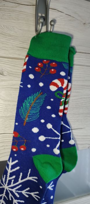 Skarpety świąteczne 

Wymiary długość 39 cm, szerokość przy
