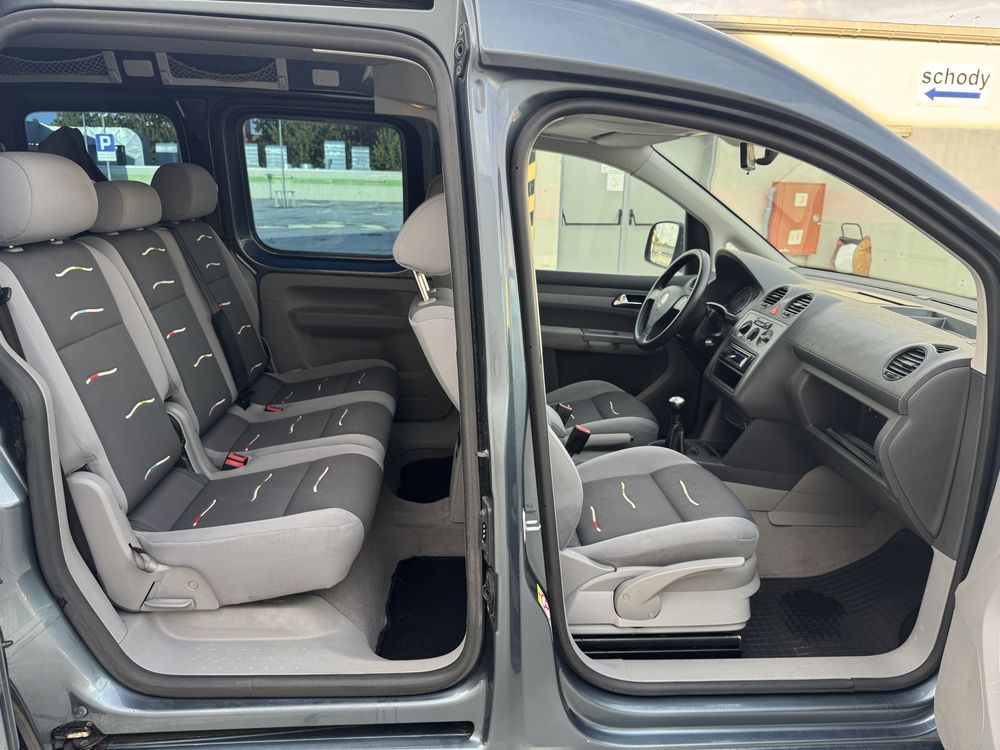 Volkswagen Caddy 2007 1.4 mpi 80km Niski przebieg Osobowy Super Stan