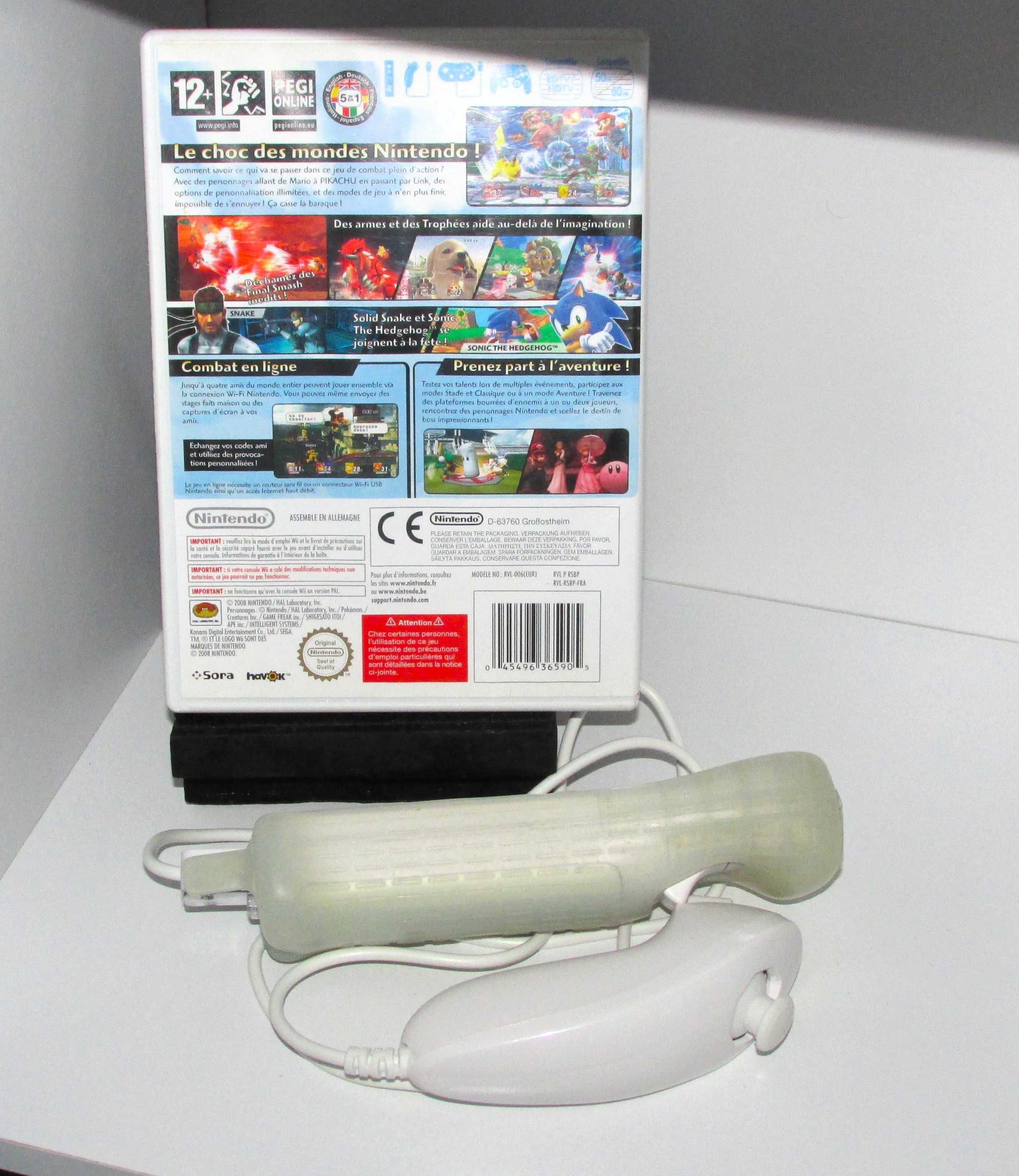 Super Smash Bros Brawl + Wii Remote + Nunchuck