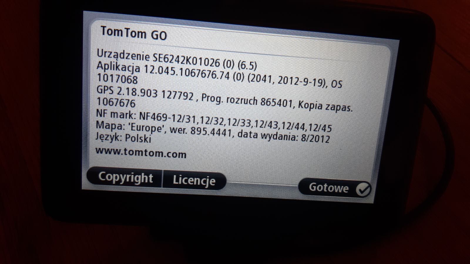 Nawigacja Tomtom GO 1005