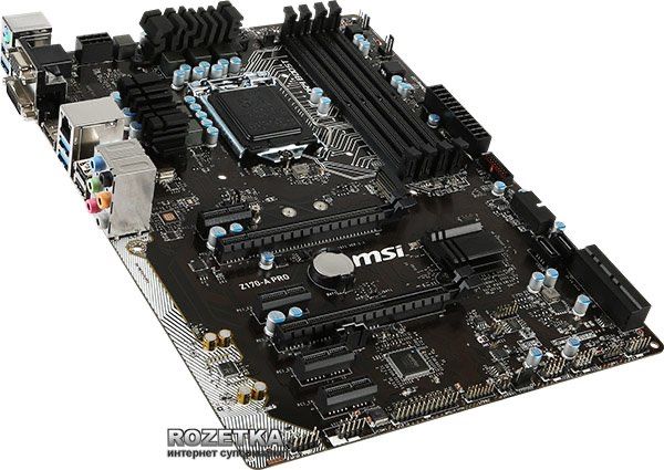 ПК Материнская MSI Z170 процессор Intel G3930 1151 блок питания 750в