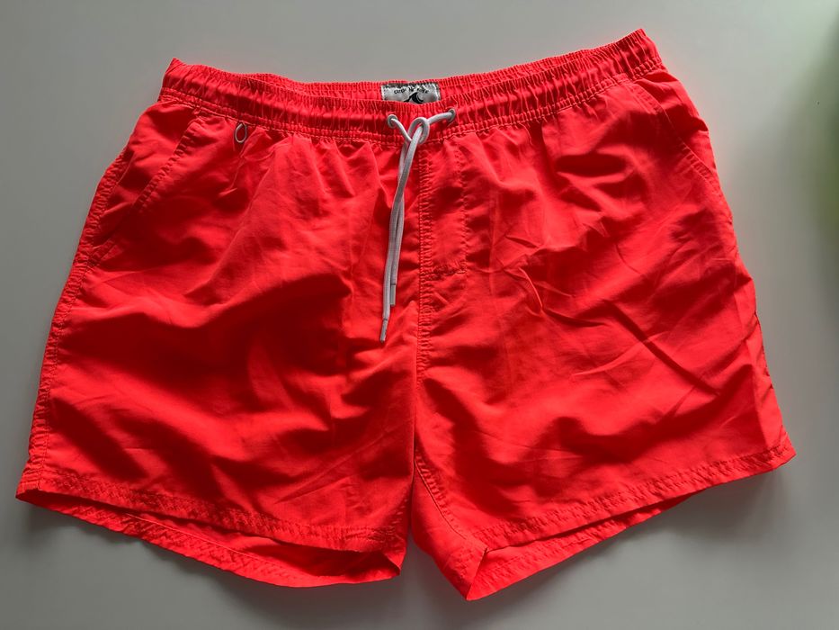 New Yorker Fishbone kąpielówki szorty męskie pomarańcz