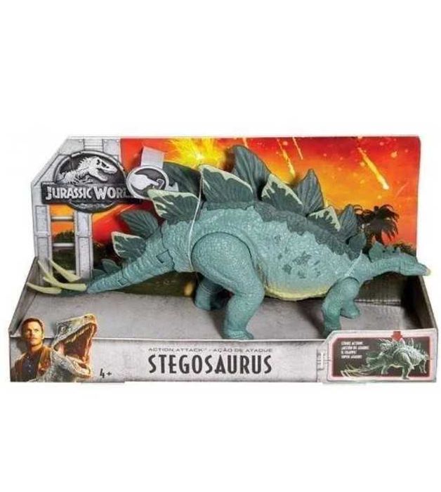 Mattel Jurassic World Duża Figurka Dinozaur Stegosaurus - 35 cm