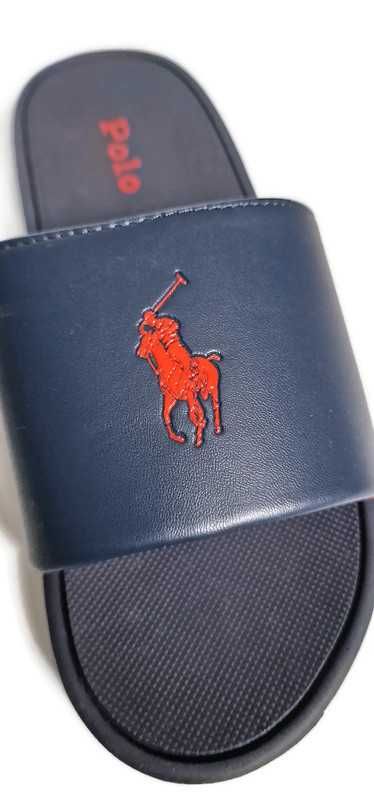 Klapki Polo Ralph Lauren damskie 39 granatowe