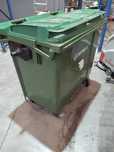 Contentor lixo industrial verde 660lt