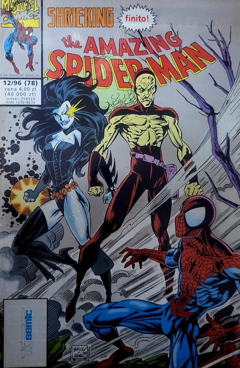 Komiks The Amazing Spider-Man 12/96 BDB